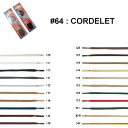 LACET BLISTER R.P. CORDELET 75 CM /paire